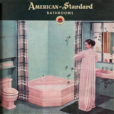 1950s bathroom decor|1950s american standard toilets.